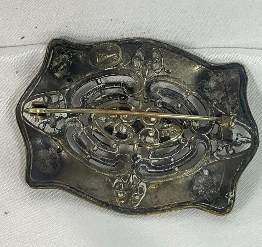 Antique signed Charles R Hettle Brooch